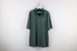 The Masters Tech Mens XL Augusta Striped Short Sleeve Collard Golf Polo Shirt - $54.40