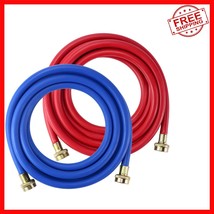 High-Grade 2-Pack 12FT Rubber Hoses for Washing Machines - Leak-Resistan... - $788.74 MXN