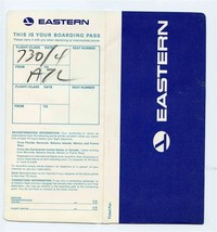 Eastern Airlines 1969 Ticket Jacket &amp; American Airlines Ticket - $17.80