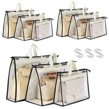 9 Pack Dust Bags For Handbags, Clear Handbag And Purse Storage Organizer For Han - £58.98 GBP
