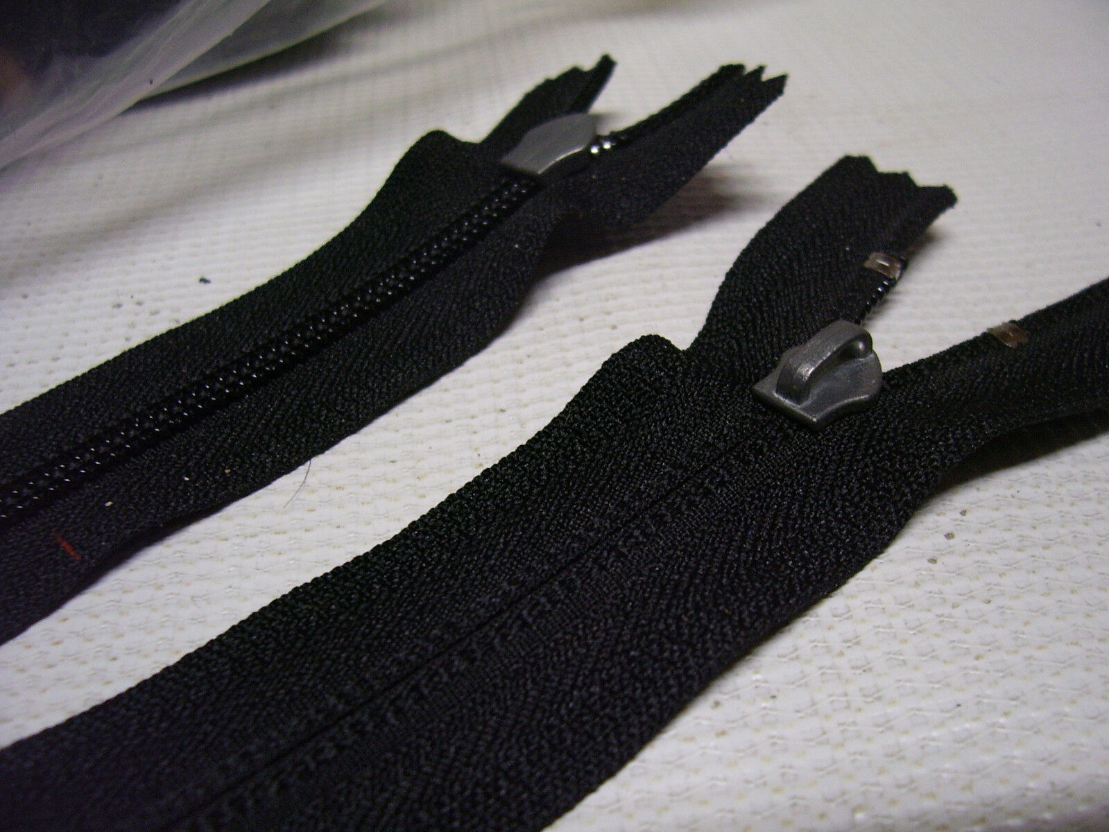 100 Pack Black 21.5" YKK Reverse Coil Zippers, Include Slider & Stop, No Pull - $51.46