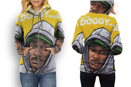 Snoop Dogg   All Over Print Zipper Hoodie for Women - £22.26 GBP