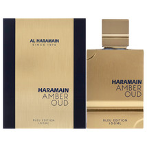 Amber Oud - Bleu Edition by Al Haramain for Men - 3.4 oz EDP Spray - £46.19 GBP