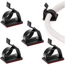 50Pcs Adjustable Cable Management Clips, Adhesive Organizers Sticky Wire Clips C - £14.45 GBP