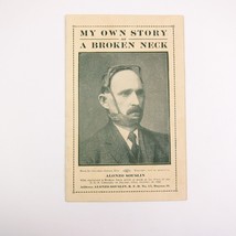 Antique 1906 Pamphlet Alonzo Souslin My Story of a Broken Neck NCR Dayto... - $99.99