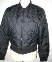 New NWT $298 Womens Puffer Bomber Jacket Designer True Religion Jeans Bl... - £235.82 GBP