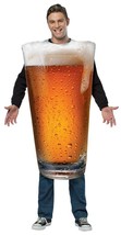 Beer Pint Costume Adult Alcohol Liquor Booze Cold Brew Halloween Unique GC6803 - £50.66 GBP