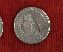 2014 Arches National Park Utah Quarter US Mint Coin - $1.49