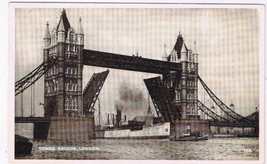 United Kingdom UK Postcard RPPC London Tower Bridge - £2.42 GBP