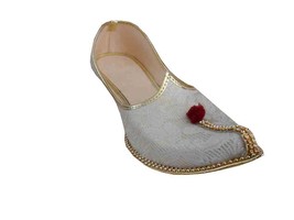 Men Shoes Traditional Khussa Indian Handmade Sherwani Loafers Jutties US 6-12 - £43.85 GBP