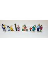 6 Exclusively for Lemax Mini Figures Mom and Child Christmas Village Pos... - $35.90 CAD
