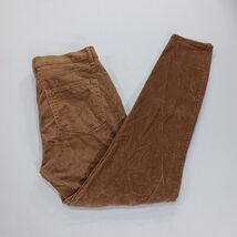 LOFT RN#140923 Women's Brown Cotton Blend High Waist Skinny Corduroy Pants 27/4 image 2