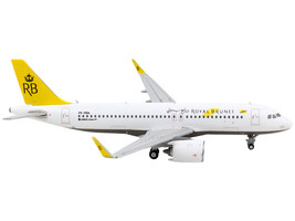 Airbus A320neo Commercial Aircraft &quot;Royal Brunei Airlines&quot; White with Yellow Tai - £51.83 GBP