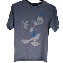 Walt Disney Vintage Style DONALD DUCK T-Shirt Small World Disneyland Disney Stor - $4.87