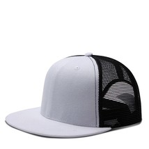 Adult Cotton Solid Color Flat   Snapback Cap Men Woman Hiphop Plain Baseball Hat - £21.46 GBP