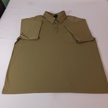 Knightsbridge Men's Brown Cotton Blend Short Sleeve Polo Shirt Size 2X image 9