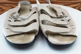 Propet Sz 6.5 2E Beige Sport Sandals Leather Women Sandals W0001 - £15.53 GBP