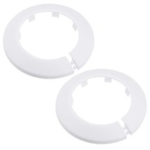 uxcell 63mm Pipe Cover Decoration PP Plastic Water Pipe Escutcheon White... - £14.36 GBP