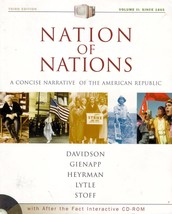 Nation of Nations: A Concise History of the American Republic Vol. 2: Since 1865 - £4.54 GBP