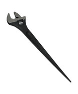 12&quot; Adjustable Spud Wrench Black Finish Tapered Handles Aligning Bolts 1... - $34.58