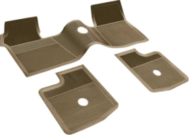 OER Fawn Bow Tie 3 Piece Rubber Floor Mat Set For 1961-1972 Impala and Bel Air - £375.21 GBP