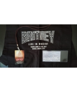 BRITNEY SPEARS - 2017 TOKYO, JAPAN LARGE CLOTH SWAG BAG, TICKET STUB &amp; V... - $170.00