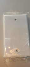 50-1 Gang white unbreakable, flexible blank plate - $732.41 MXN