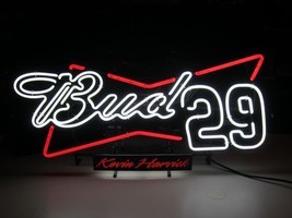 New Bud Light Nascar #29 Kevin Harvick Neon Sign 24&quot;x20&quot;  - £195.25 GBP