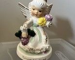 1950&#39;s NAPCO NOVEMBER BIRTHDAY ANGEL figurine (Japan) - $49.45
