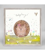 Hedgehog Hedge Hugs Mini Canvas Wall Art Kim Anderson 6X6 Rustic Drift F... - £31.64 GBP