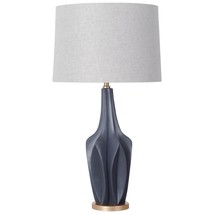 Sculptural Slate Blue Table Lamp - $5,779.48 MXN