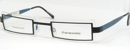 Vintage Stadtgesprach YABI Spirit 9007 933 Nero Raro Occhiali 52-20-140mm - $66.56