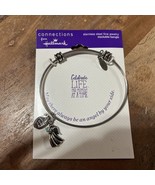 Angel charm bangle bracelet Watch Over me ,Love This Life - €12,18 EUR