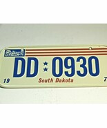 Vintage Mini Bike License Plate Wheaties General Mills Cereal  SOUTH DAK... - $236.14 MXN