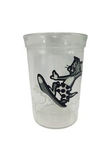 1990 Welch&#39;s Tom &amp; Jerry Surfing Jelly Jar Glass Cup - £4.63 GBP