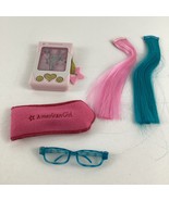 American Girl Doll Bitty Baby Toy Cell Phone Color Hair Clips Eyeglasses... - $32.62