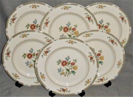 Set (6) Royal Doulton KINGSWOOD PATTERN Dinner Plates MADE IN ENGLAND - $178.19