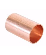 7/8” OD C x C Straight Coupling Rolled Tube Stop - COPPER PIPE FITTING - £10.70 GBP