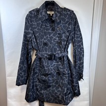 Hawke &amp; Co. Animal Print Trench Coat Rain Coat Belted Lightweight Jacket... - $834.93 MXN