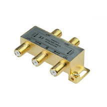 Monoprice 10015 MONOPRICE 4-WAY COAXIAL SPLITTER - £29.75 GBP