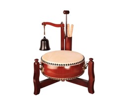 Taiwanese drum Flat drum 24cm triangular bracket percussion instrument - $7,173.36 MXN
