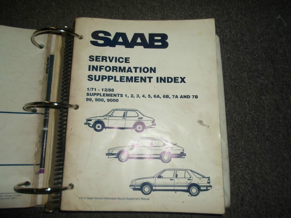 1971 85 1999 Saab 9000 Di APC Engine Supplement Workshop Management Manuals O... Item image 5