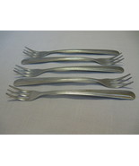 Cocktail Seafood Fork Qty 5 Stainless 6 1/4&quot; 18CR Walco  - $9.95