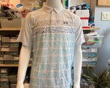 Under Armour Iso Chill Psych Stripe Polo Men&#39;s Golf T-Shirts [US:L] 1370... - $98.01