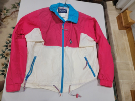 Woolrich Vintage 80s 90s Jacket Zip Up Windbreaker Cropped Colorblock Br... - $39.99