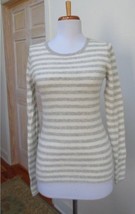 NWOT - OLD NAVY  Stripe 100% Cashmere Crewneck Sweater Size S - $39.60