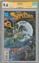 CGC SS 9.6 Spectre #13 SIGNED Tom Mandrake Halloween Glow in the Dark Cover Art - £100.84 GBP