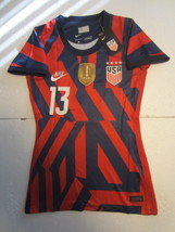 Ashley Sanchez USA USWNT Stadium Blue Red Away Womens Soccer Jersey 2021... - $1,306.09 MXN