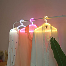 LED Neon Light Sign Clothes Stand USB Powered Hanger - £26.22 GBP+