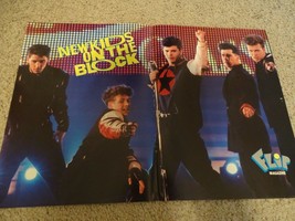 New Kids on the block teen magazine poster clipping pointing Joey Mcintyre Flip - £3.13 GBP